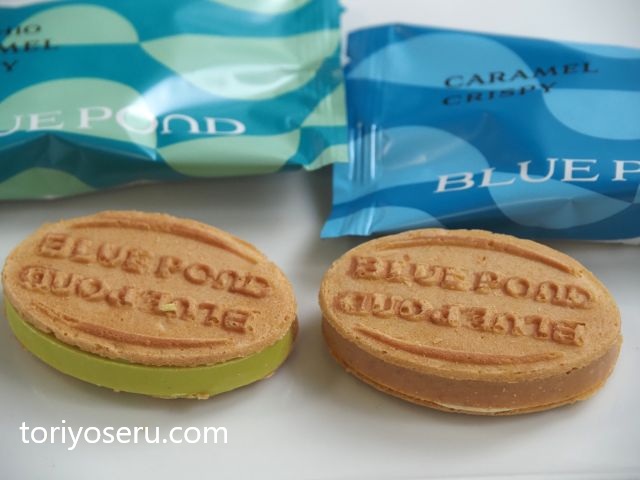 BLUE PONDのキャラメルクリスピー・ピスタチオキャラメルクリスピー
