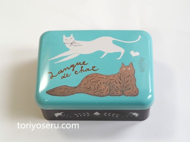 リビエール（RIVIERE）のショコラのラングドシャ缶（冬季限定）