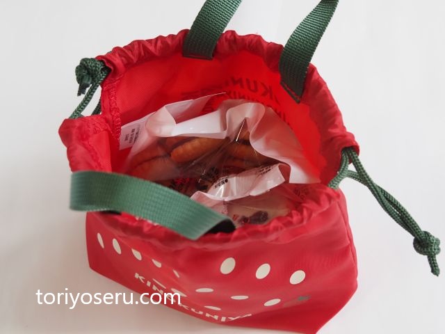 紀ノ国屋の紀ノ国屋 いちごスイーツバッグ(レッド)