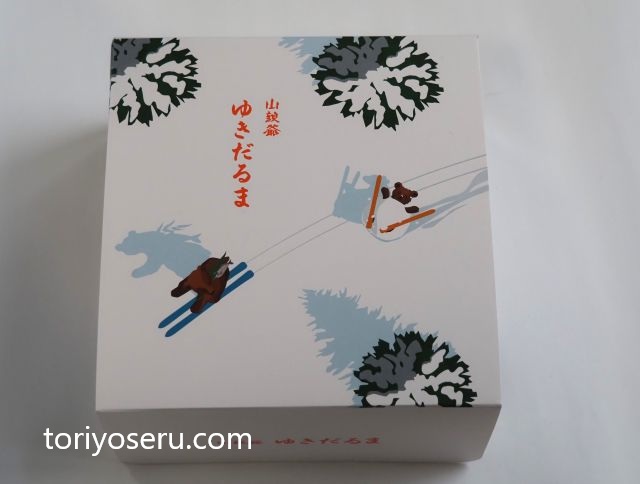 雪だるまの形が可愛い。札幌千秋庵製菓の山親爺　ゆきだるま