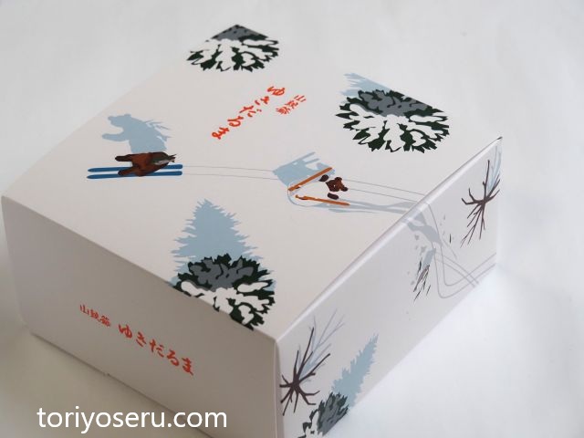 雪だるまの形が可愛い。札幌千秋庵製菓の山親爺　ゆきだるま