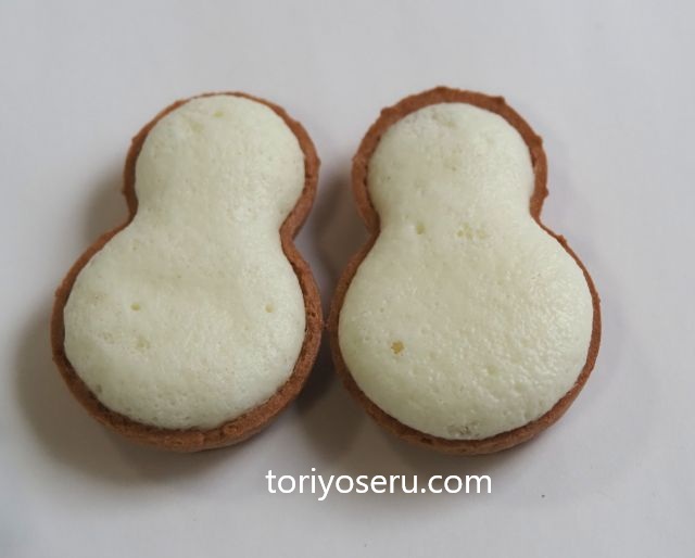 雪だるまの形が可愛い。札幌千秋庵製菓の山親爺　ゆきだるま