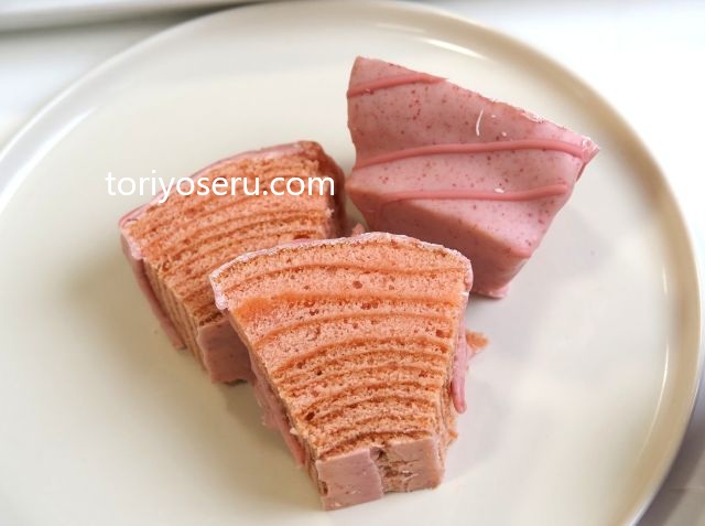 苺尽くしのバウムクーヘン。ねんりん屋の苺ショコラーテ