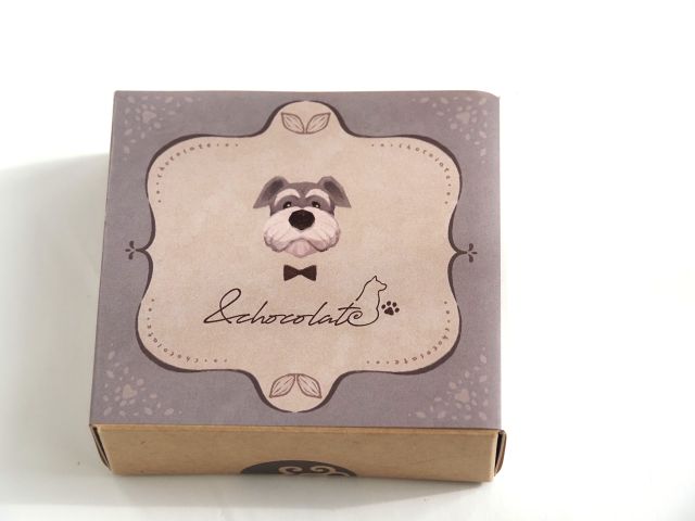 ＆CHOCOLATのいぬチョコ（シュナウザー・ポメラニアン）