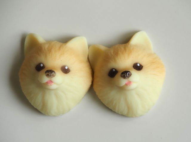 ＆CHOCOLATのいぬチョコ（シュナウザー・ポメラニアン）