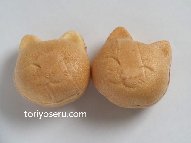 谷中堂の招き猫ともなかセット(陶器の招き猫付き)